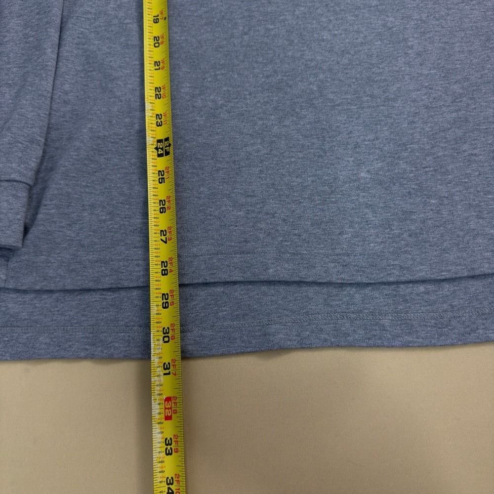Polo Ralph Lauren Mens Large Tall Grey Long Sleeve Mesh Polo Shirt Classic Fit L - Picture 5 of 10